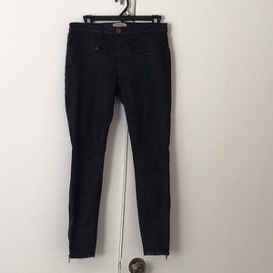 🕺🏽🧳🚊 Current Elliott Soho Zip Stiletto black jeans size 29